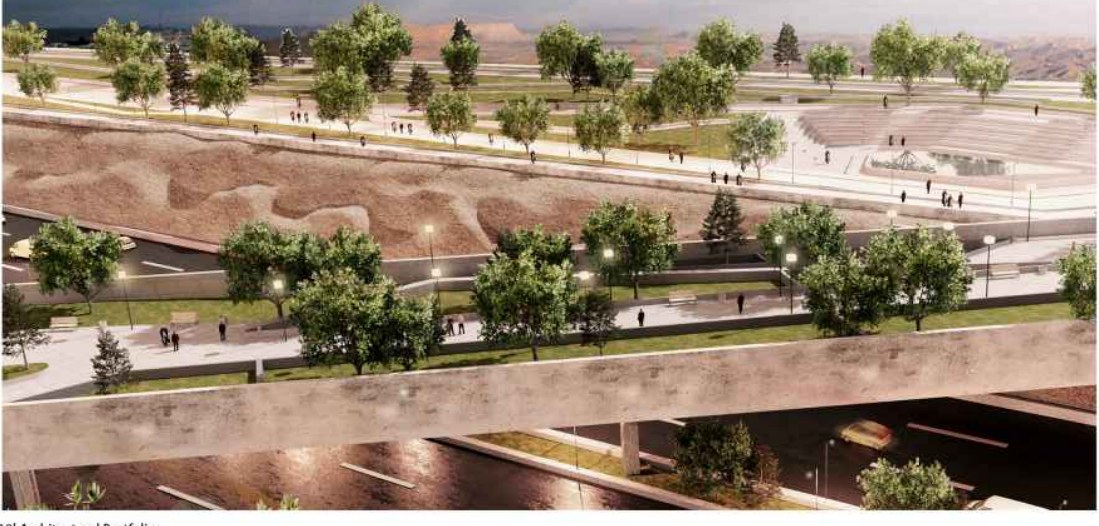 The multi-functional landscape over the highway
